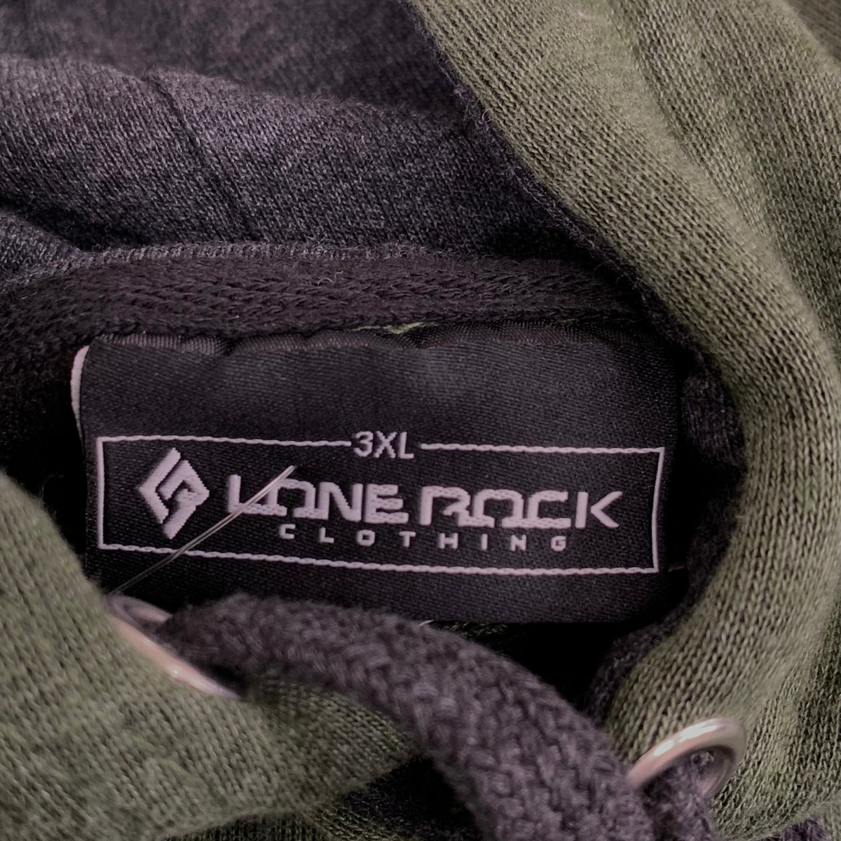 LONEROCK Helen Georgia Tie Hoodie Sz 3X-Large Green