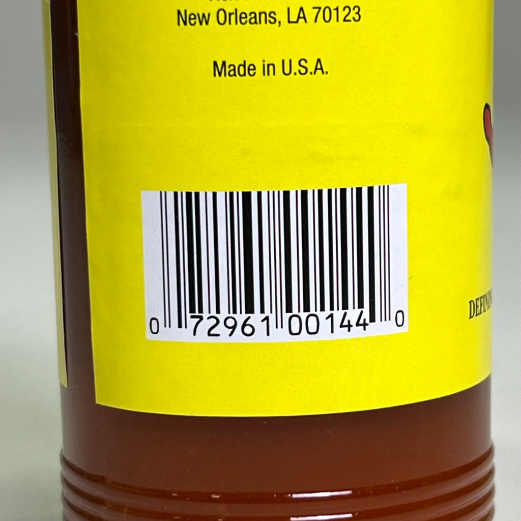 REX (24 PACK) Louisiana Red Pepper Sauce 6 oz Red BB 09/26