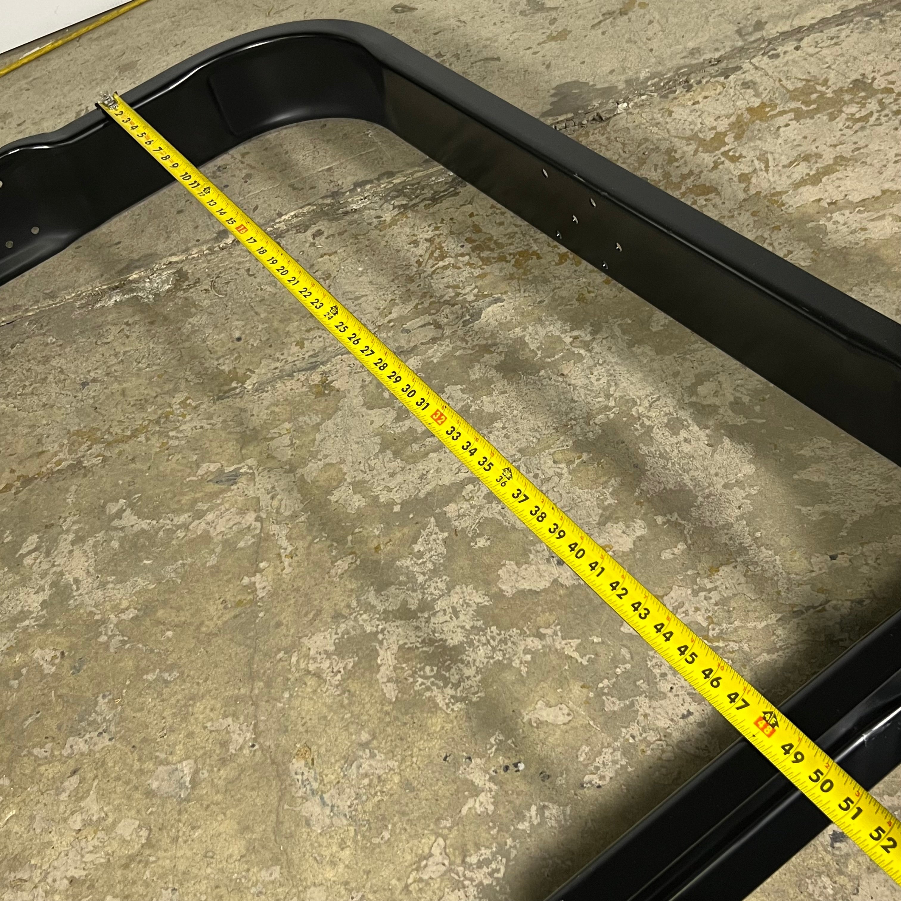 AUTOMANN Spare Tire Carrier Rack Sz 36"- 50" L x 5" W Black 573.30001