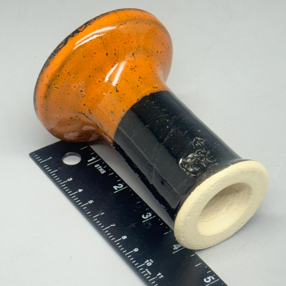 Mini Rook Bowl (20) Pack Size 4” L x 3” W Ceramic Orange/Black