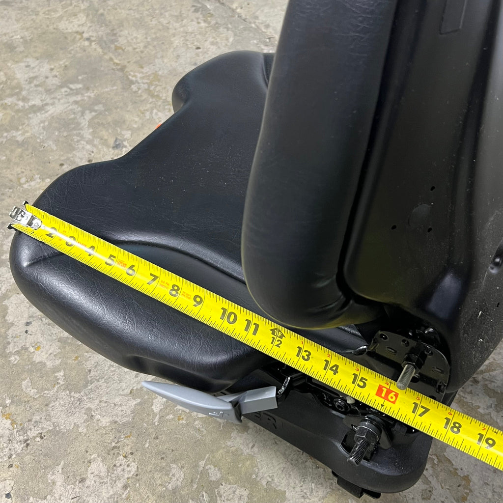BOBCAT Vinyl Operator Seat for Loaders Sz 24" H x 19" W x 18" L Black 7325830