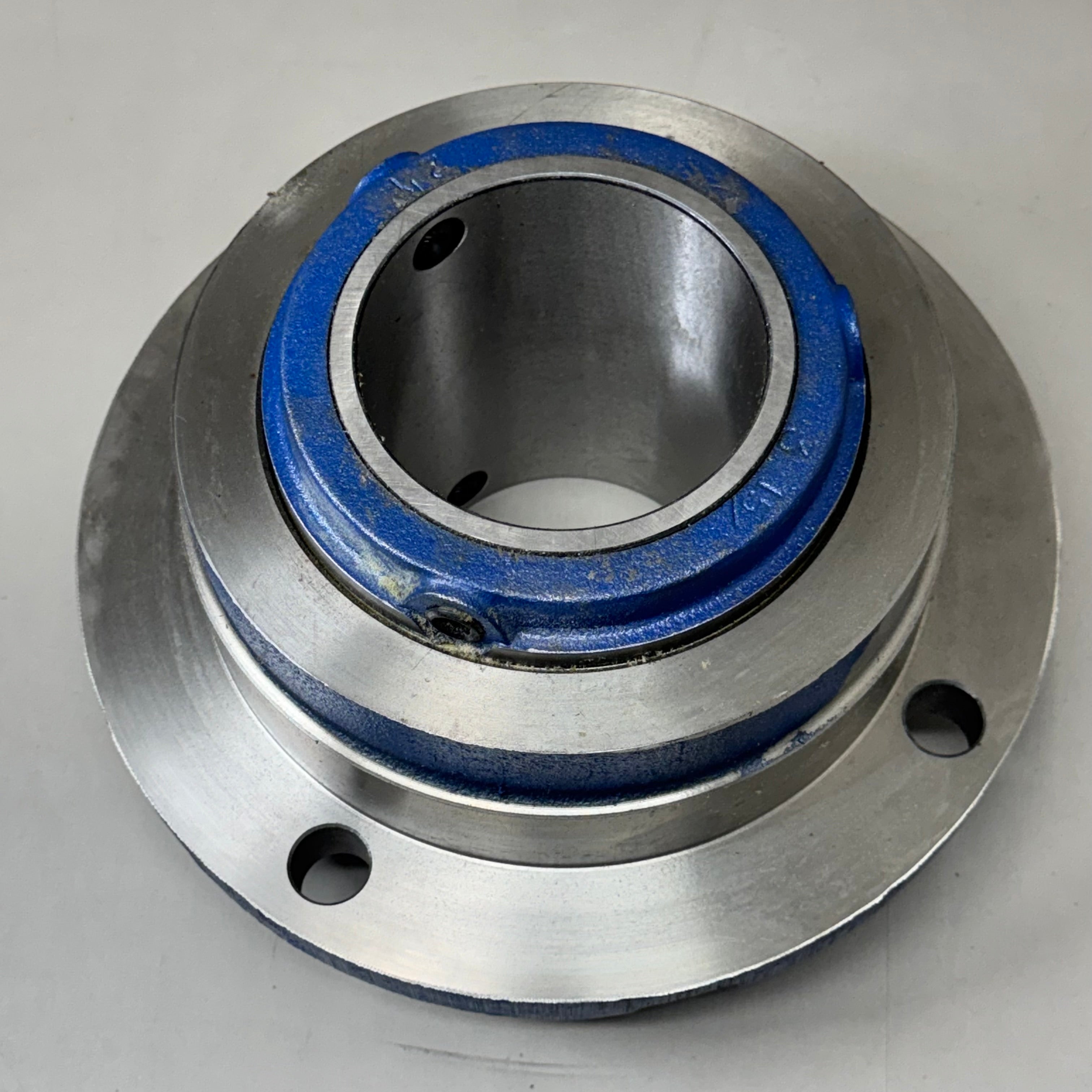 ROYERSFORD Type E Piloted Flange Bearings 3-15/16" Non-Extension Blue 20-06-0315