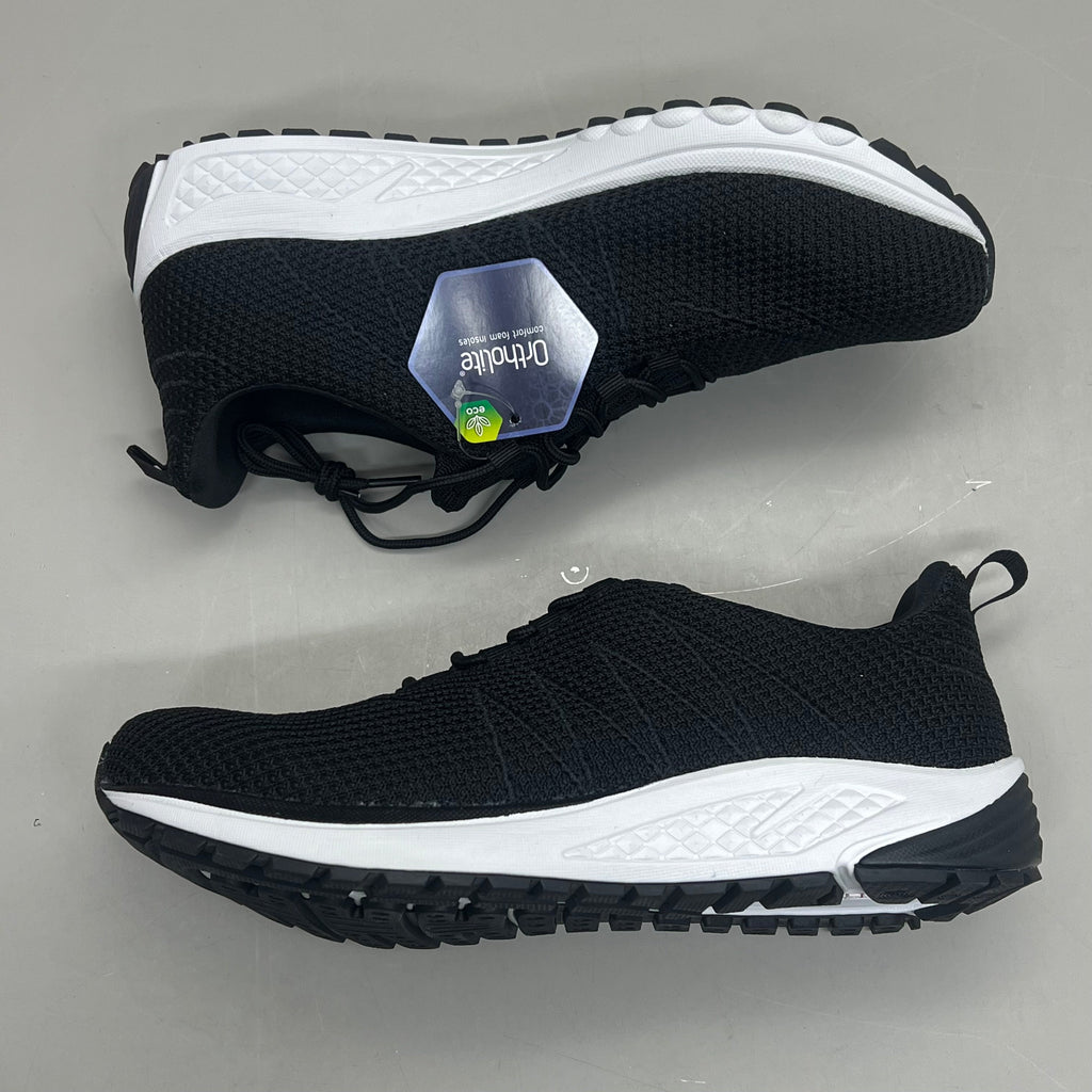 PROPET Tour Knit Sneaker Cushion Insole Women's Sz 9 M(B) Black/White WAA112M