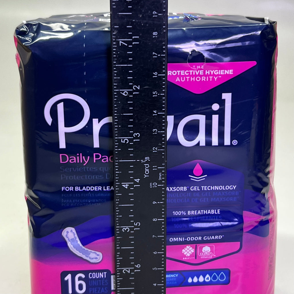 PREVAIL (144 Count) Daily Pads L White BC-013