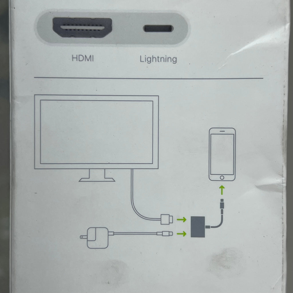 APPLE  Lightning Digital AV Adapter Up To 1080p HD White MD826AM/A (Return)