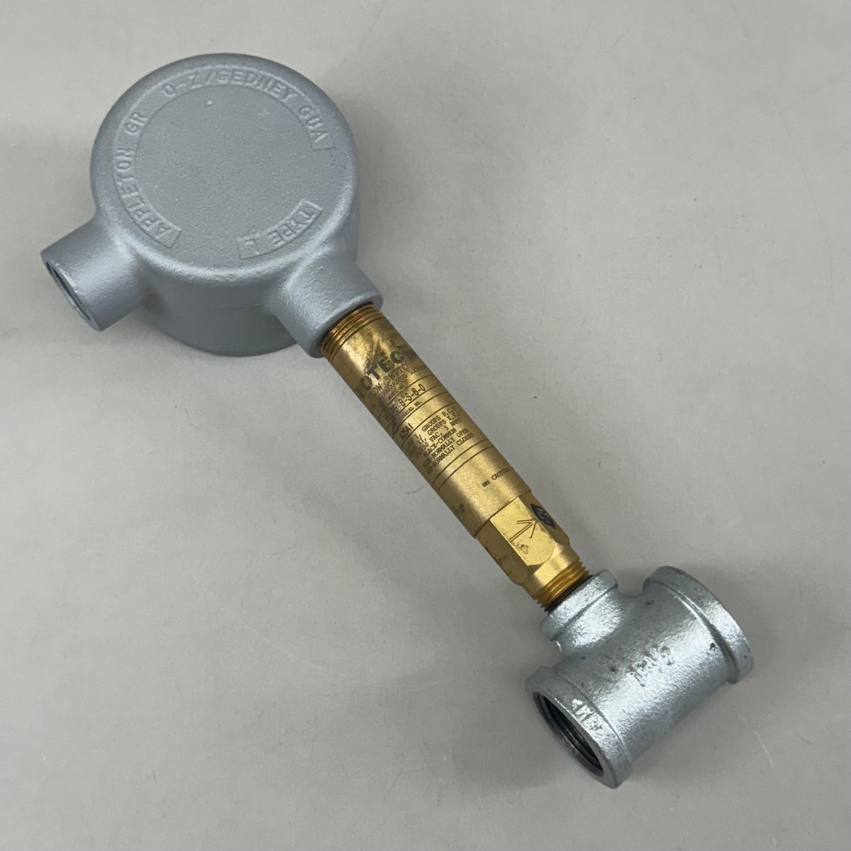 SPEAKMAN Single Switch Flow Pole 4.75"x4.75"x12" Grey/Gold SE-7000S