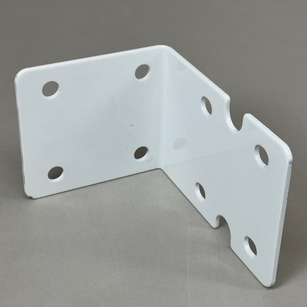 HYDRONIX (20 PACK) Bracket Cold-Rolled Steel & Powder Coated 4.5"OD White FM-25W