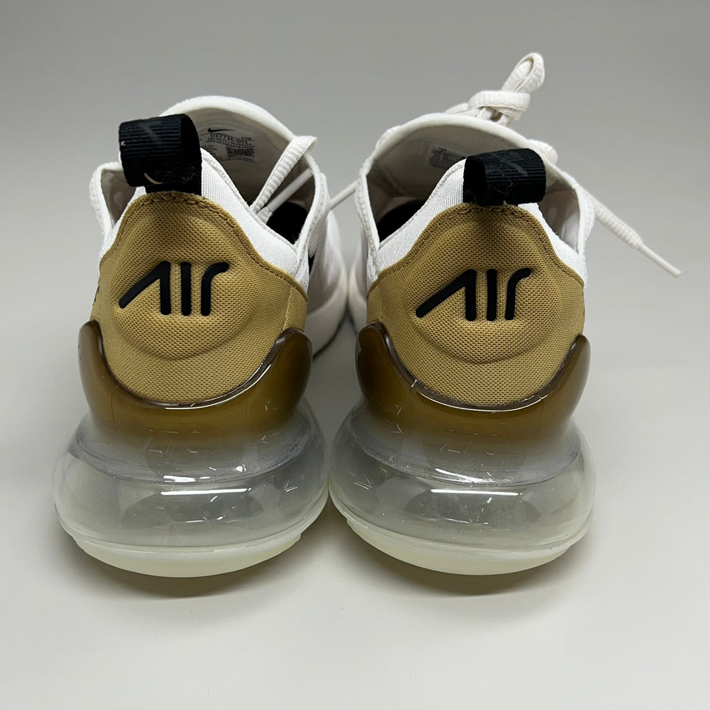 NIKE W Air Max 270 Mesh Shoes Women's Sz 8 White Gold DZ77736 001 New Other