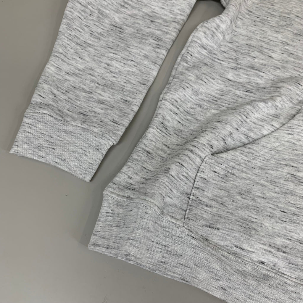 LONEROCK Helen Georgia Tie Hoodie Sz L White/Grey