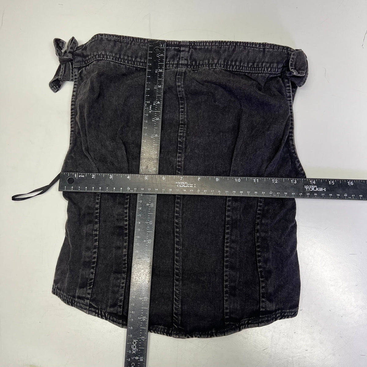 FREE PEOPLE 100% Cotton Louie Indigo Top Women's Sz XS Black 98546724