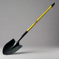 PLUMB-PRO Handle Round Point Super Shovel Sz 48", Yellow & Black 283
