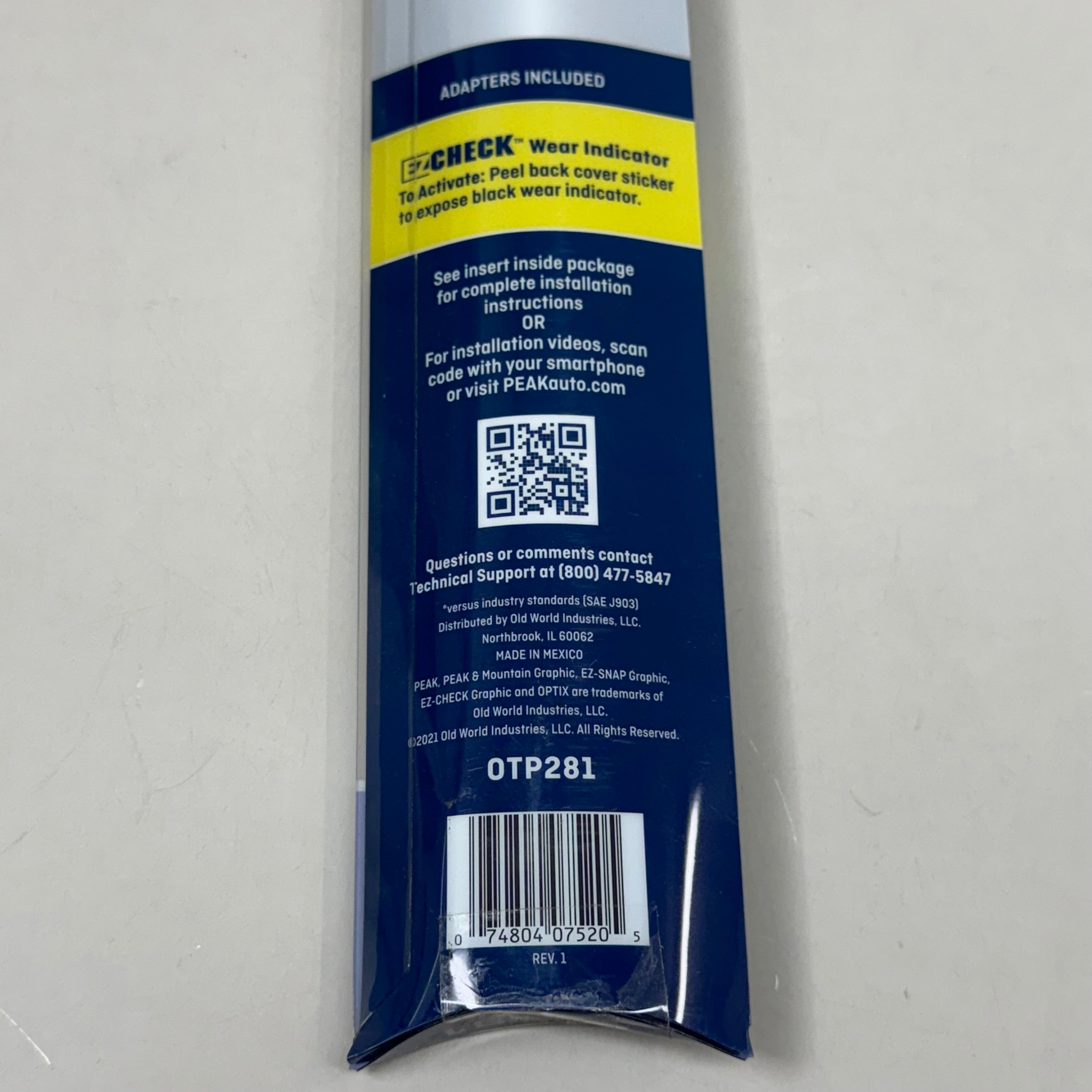 PEAK (New!) Optix Plus Beam Wiper Blades 28" OTP281