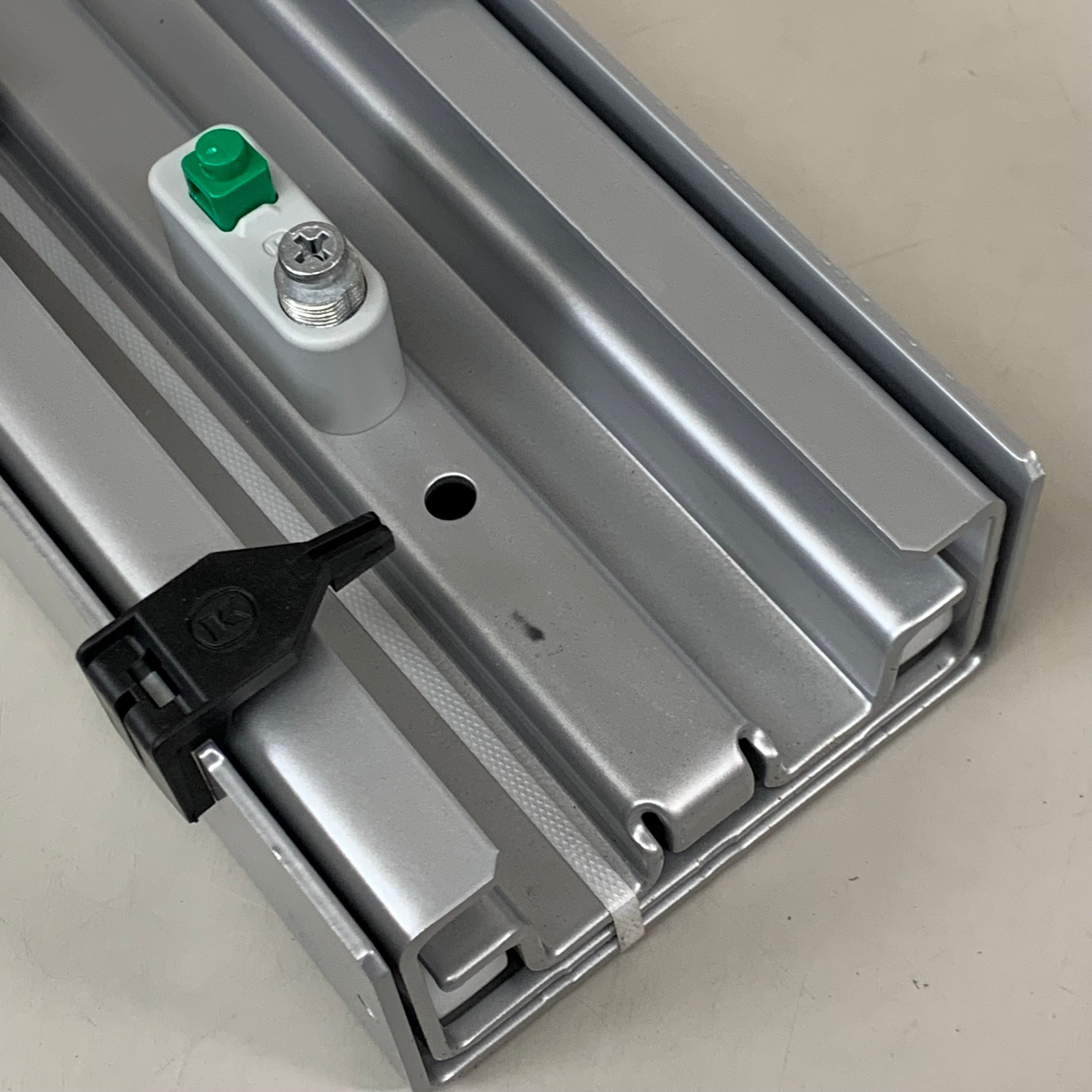 KESSEBOHMER  Door Guides For Extension 90 Degree Titanium Soft Stop 0942359006