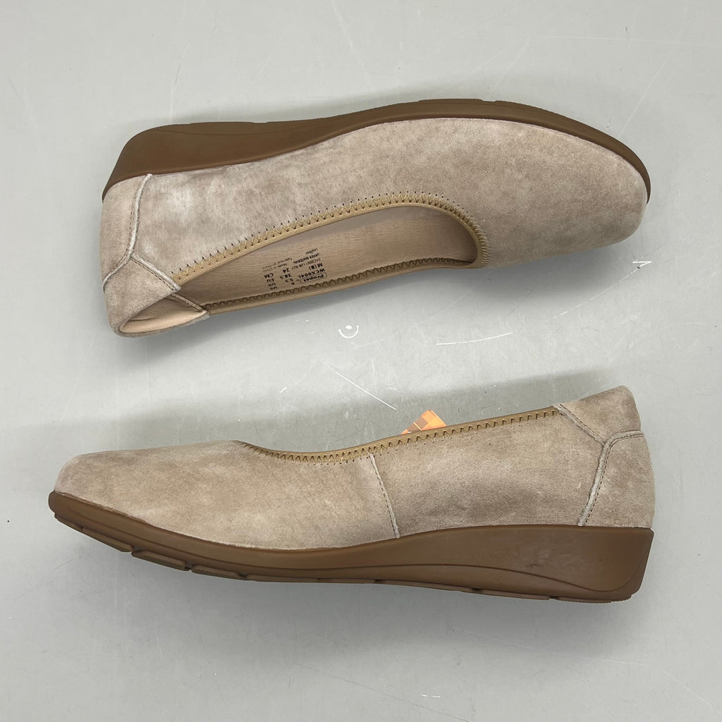 PROPET Yara Slip-On Orthotic Comfort Women's Sz 8 M(B) Natural Buff Suede WCX004L