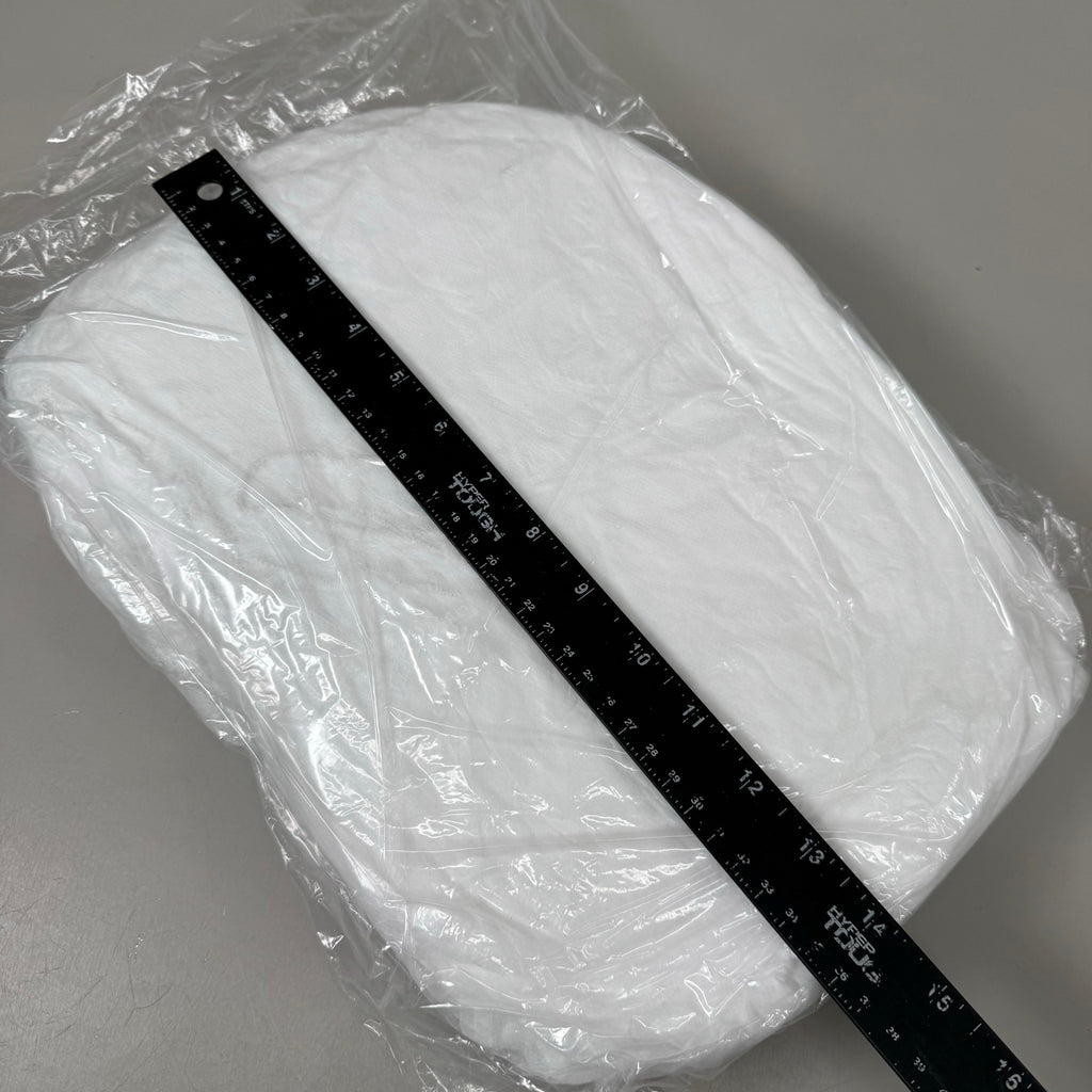 SAFETY ZONE Polylite Hood Face Beard Cover White (1,000/Case) Regular Size