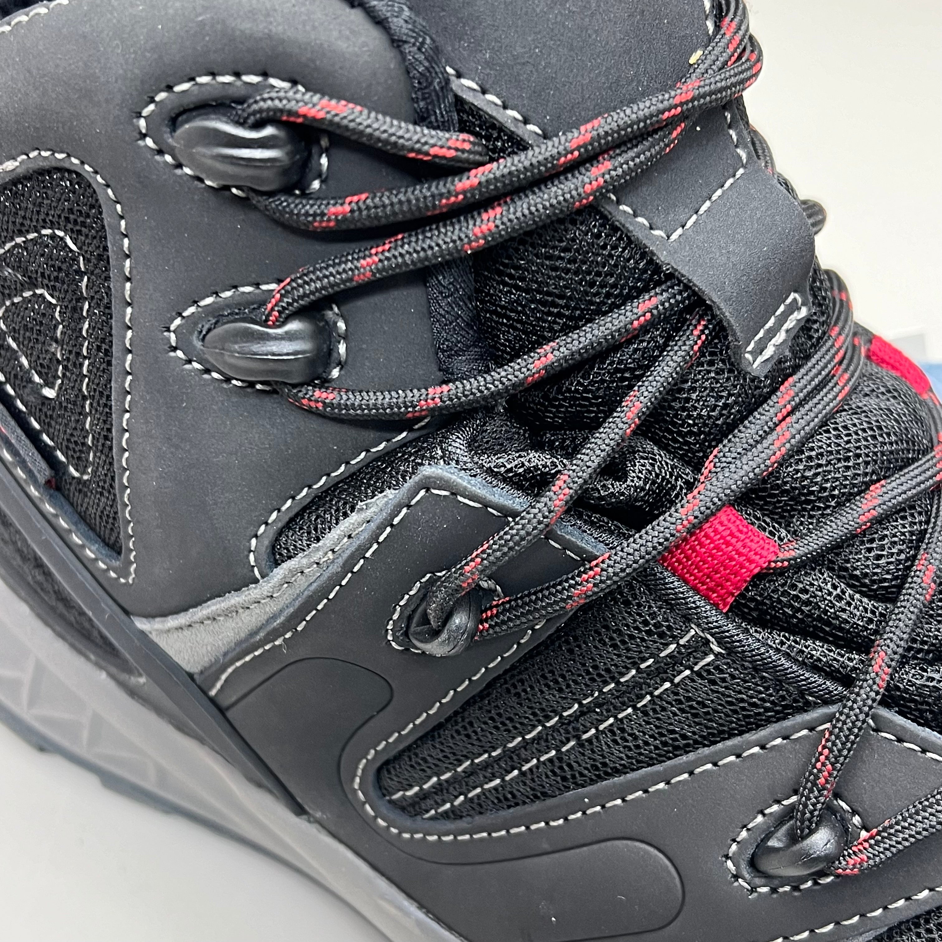 PROPET Veymont Grip Hiking Boot Waterproof Men's Sz 10 X(3E) Black/Red MOA022S
