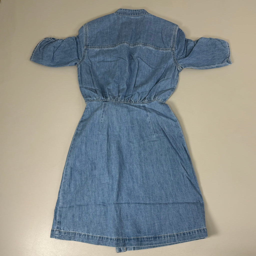 VERONICA BEARD Jeans Women's Dunn Mini Dress Sz-0 Iceberg J24067101286IC