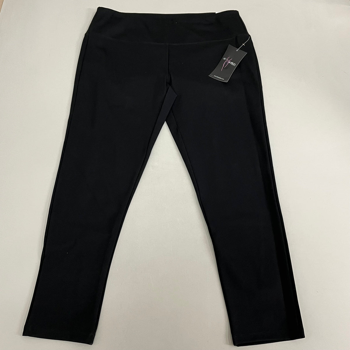 MULTIPLES Legging Petite Women's Sz PXL Black M9031P