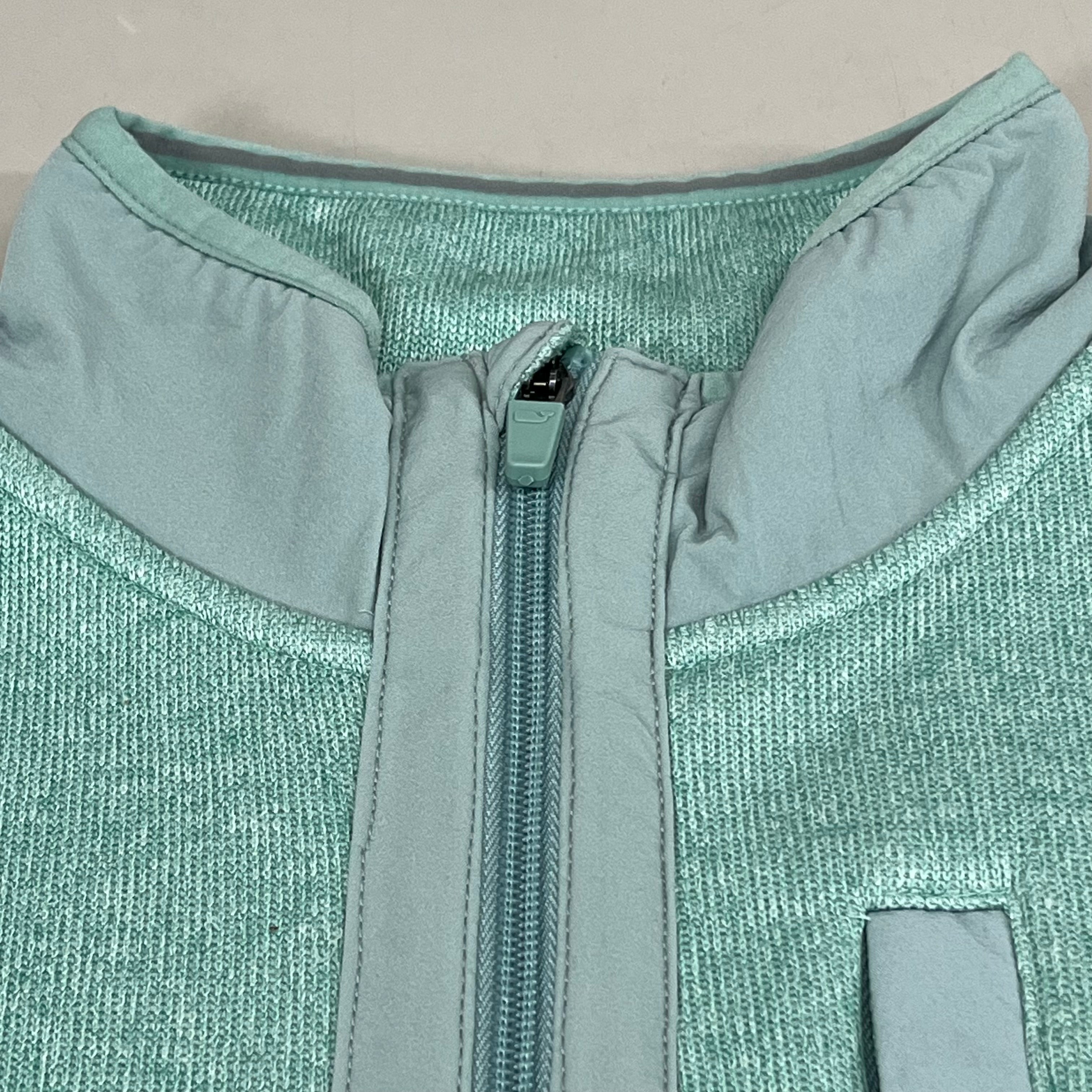 VINEYARD VINES Martha's Vineyard Men's Teal Green Half Zip Pullover Sz-M