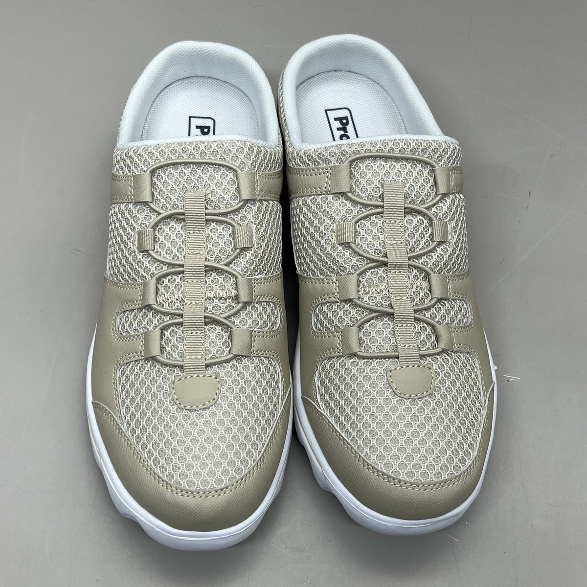 PROPET Travel Activ Slide Breathable 2 Tone Mesh Women's Sz 11 W(D) Sand WAT011M