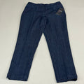 MULTIPLES Narrow Leg Pant Petite Women's Sz 10 Denim M2604P