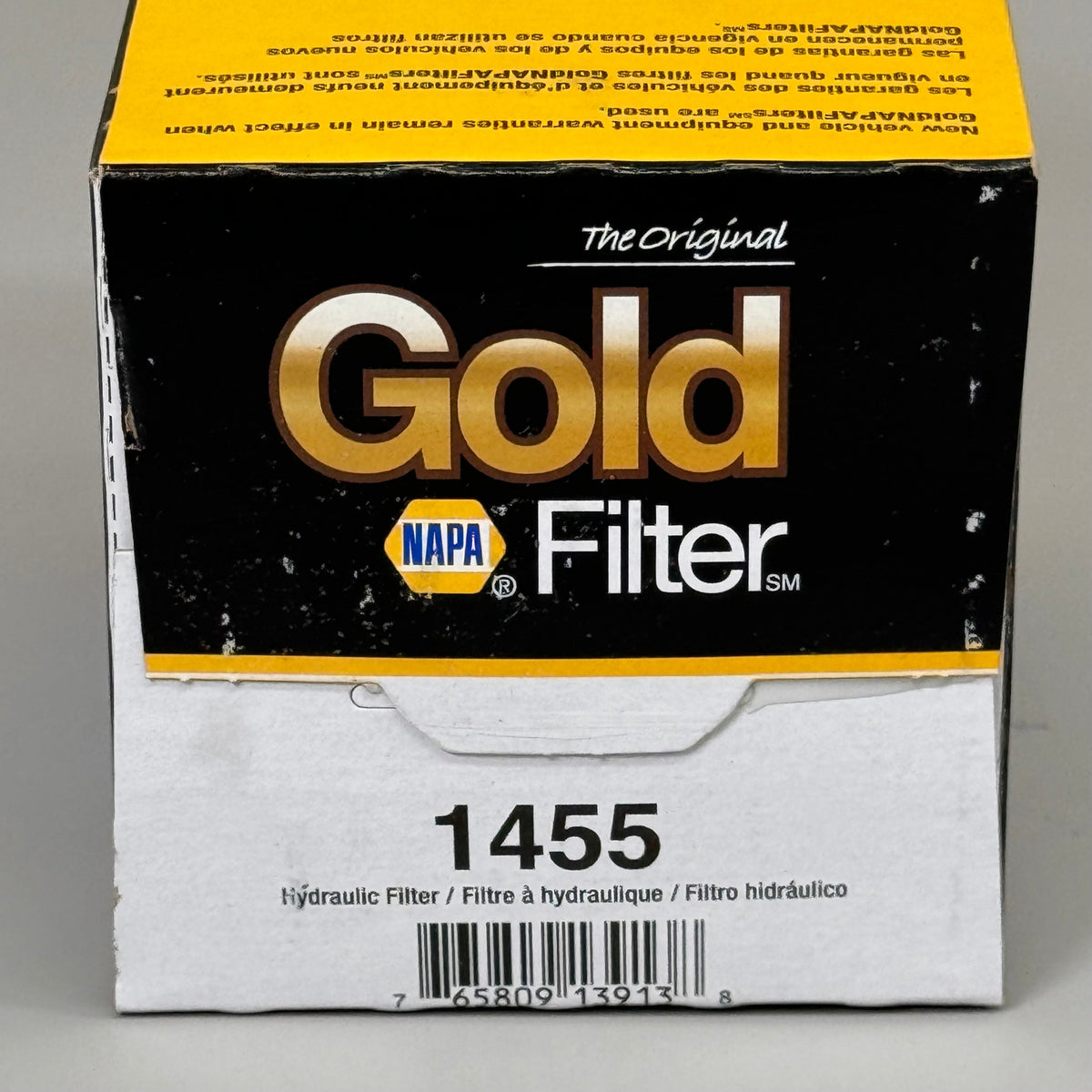 NAPA Original Gold Filter Industrial Hydraulic Filter Mircoglass 1-3/8" 1455