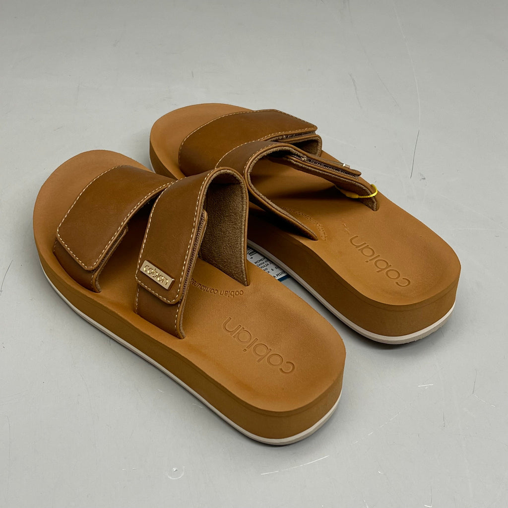 COBIAN Dana Rise Elevated Flatform Style Slide Women's Sz 10 Tan DNA24-230-10