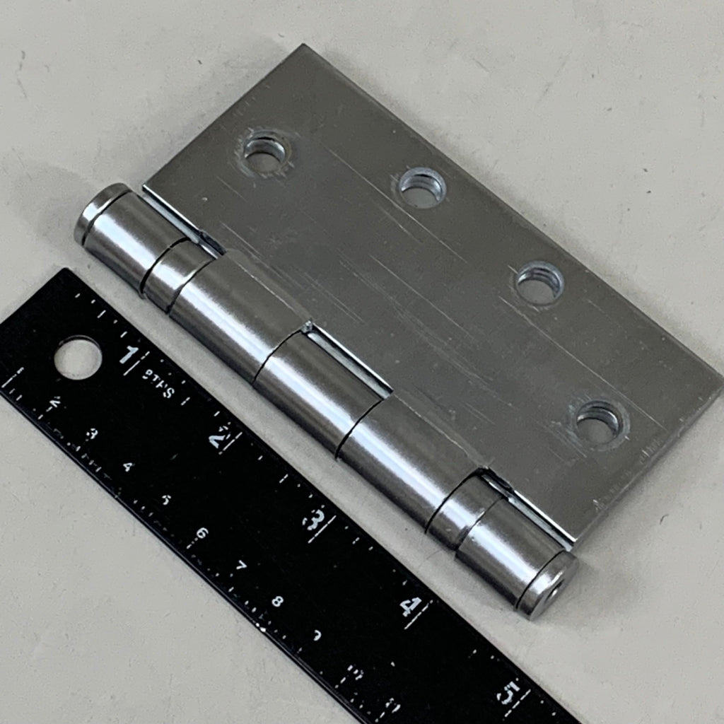 HAGER (3 Pack) Hinge 5 Knuckle Steel 4.5"x4.5" Satin Chrome BB1279
