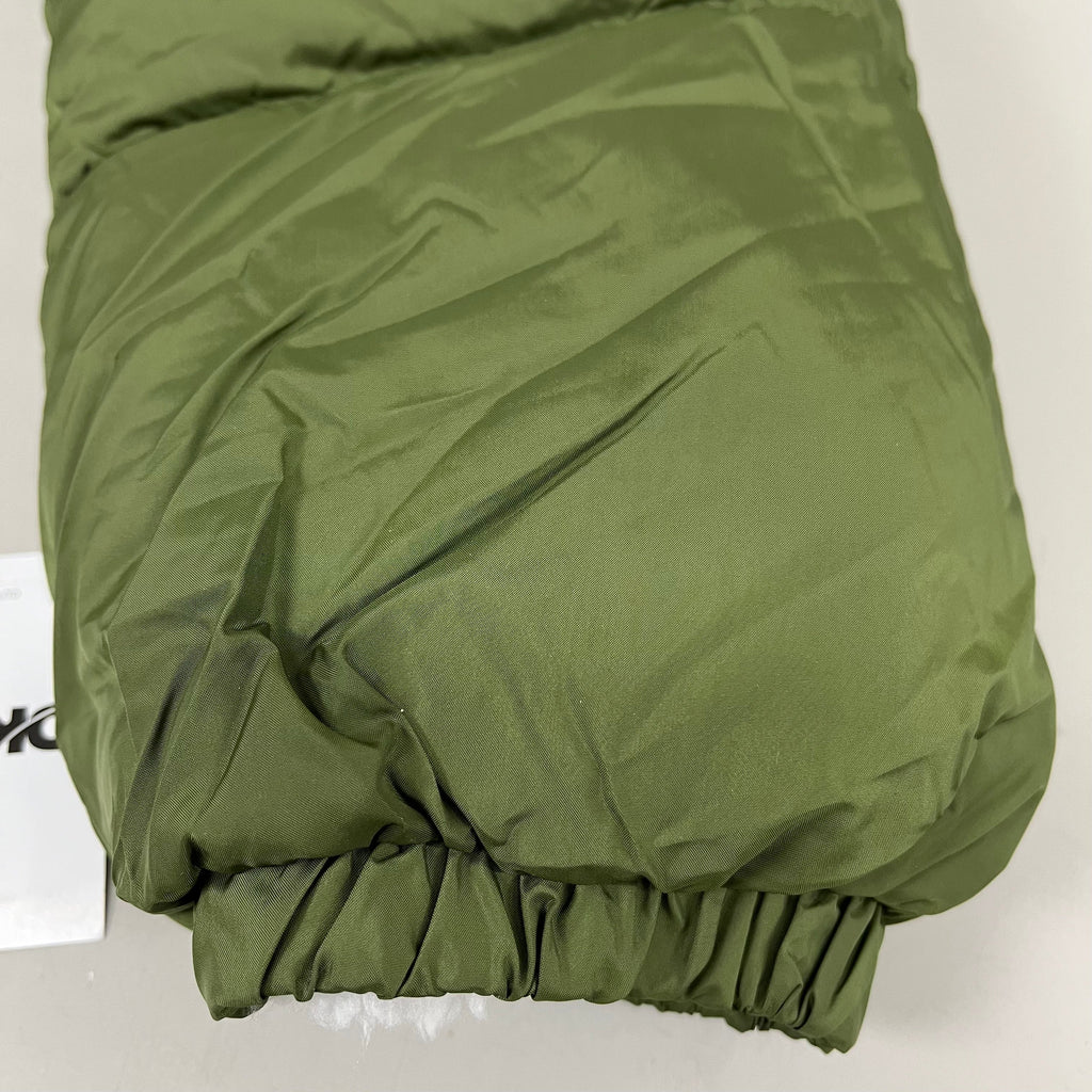 DKNY Boys' Winter Jacket Insulated Quilted Puffer Parka 14/16 Olive