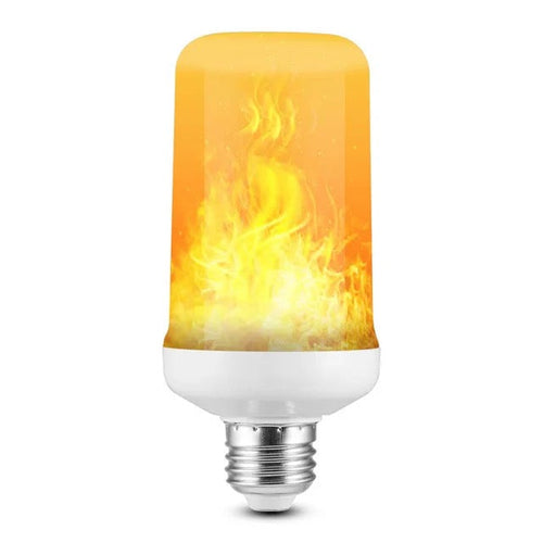 LED flame effect light bulb