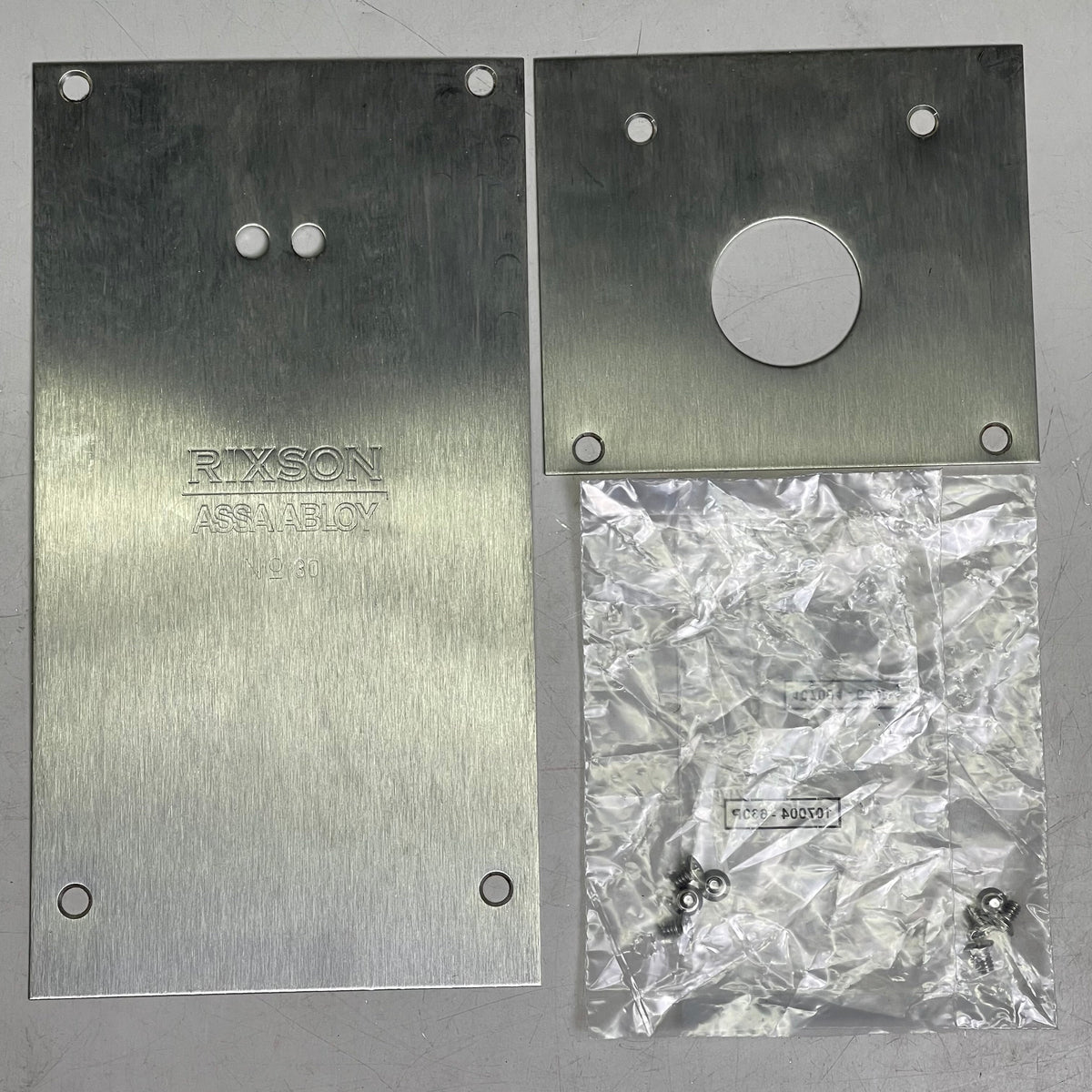 NORTON RIXON 30 Series Floor Plate Pack Heavy Duty Closer Satin Chrome 304020626