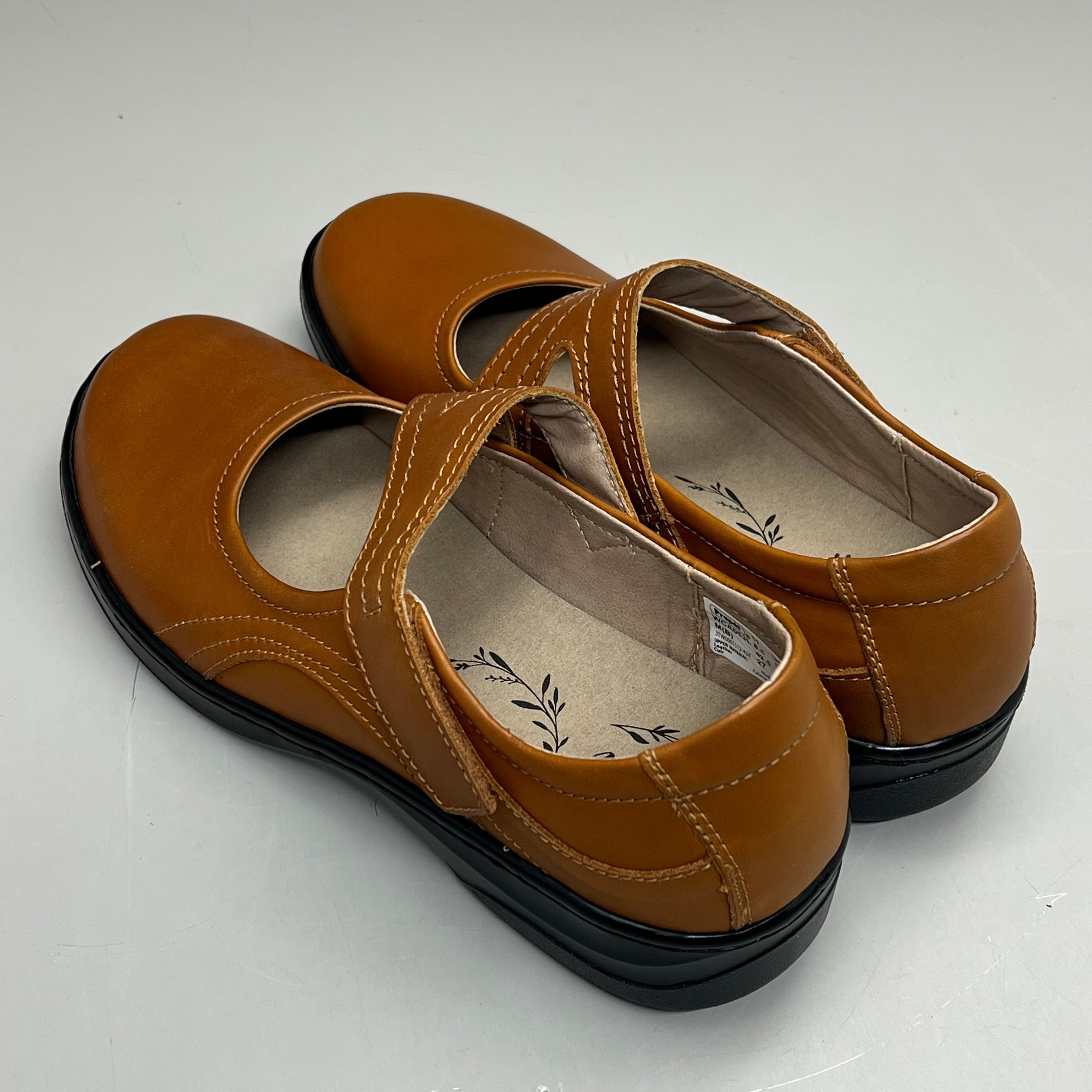 PROPET Golda Mary Jane Adjustable Lightweight Women's Sz 11 M(B) Teak WCA053L
