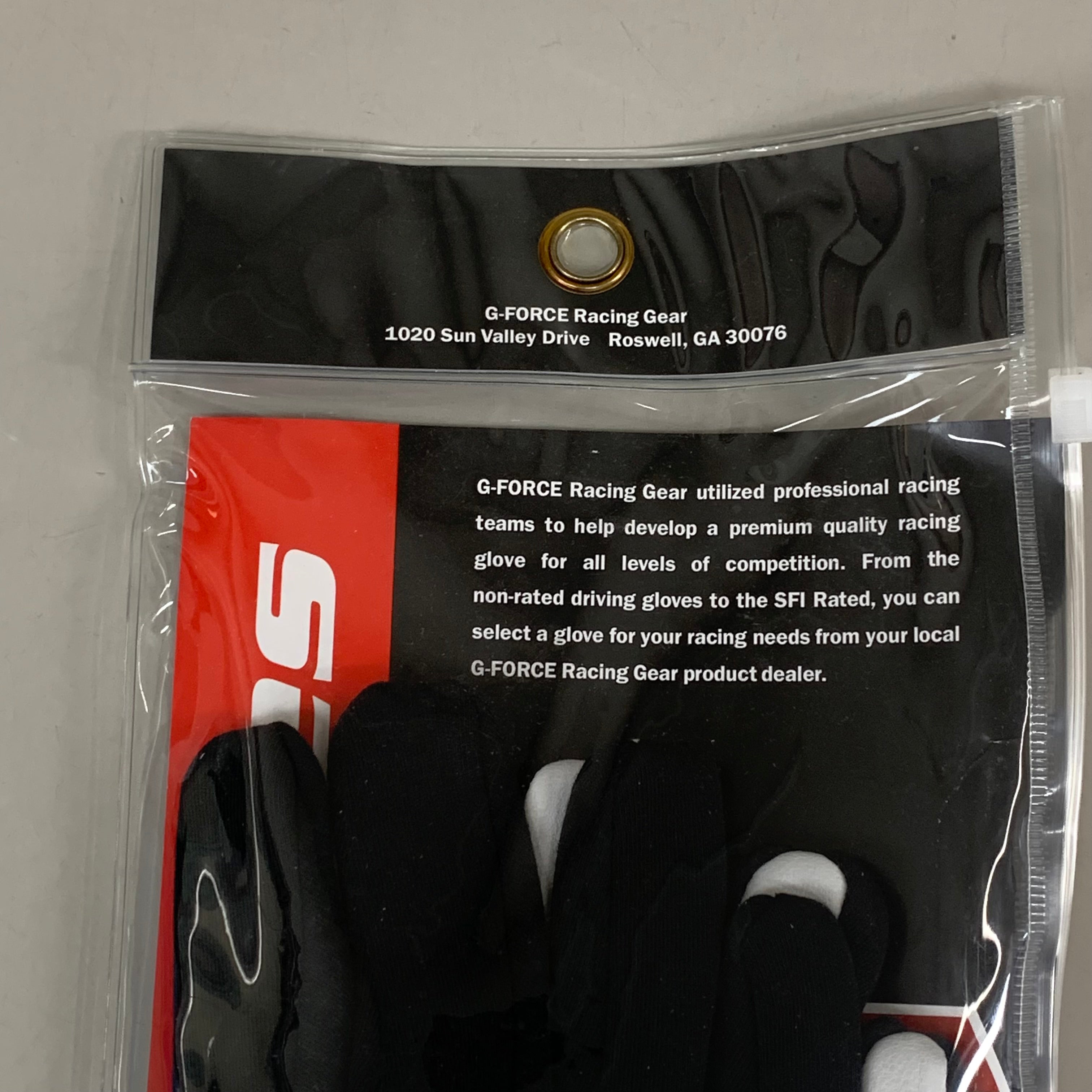 G-FORCE G5 Racing Gear Gloves SZ S Black 4101SMLBK