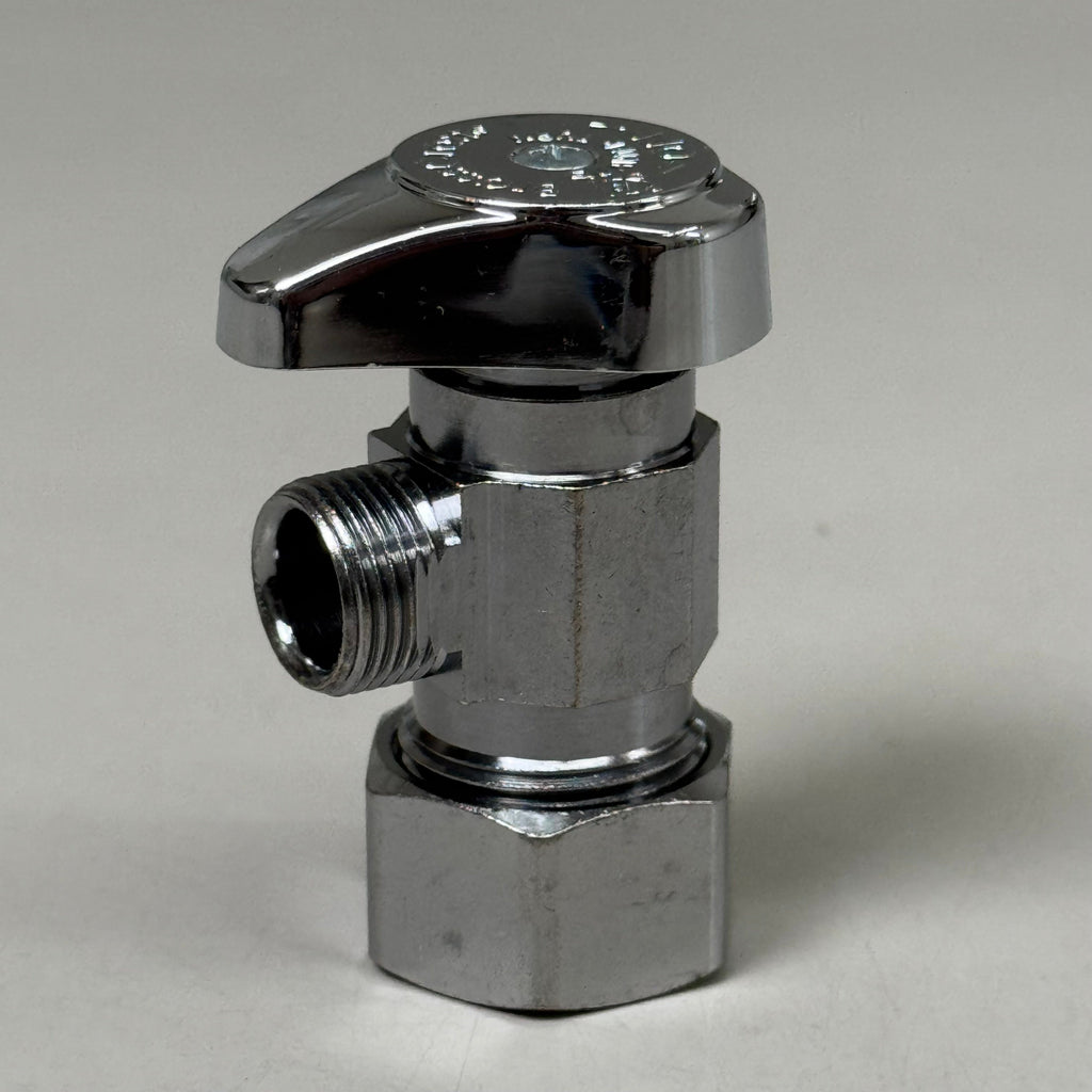 BRASS CRAFT (New) 1/2" Compr. Angle Stop Valve