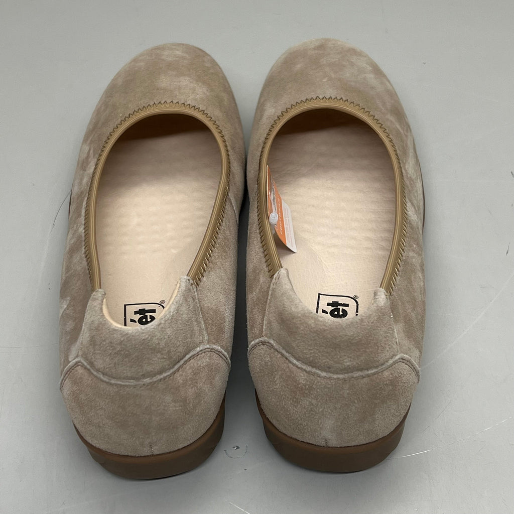 PROPET Yara Slip-On Orthotic Comfort Women's Sz 8 M(B) Natural Buff Suede WCX004L