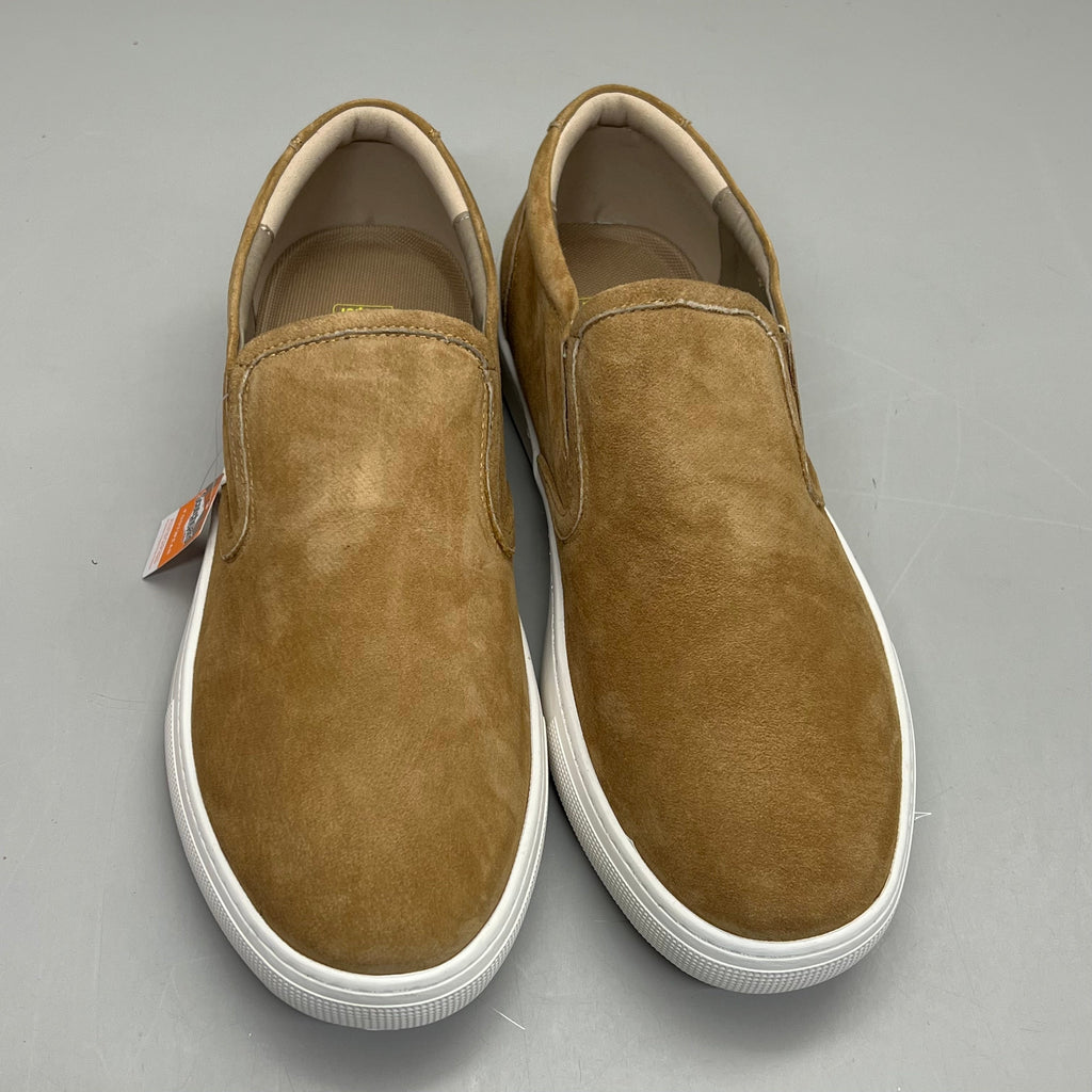 PROPET Kip Suede Slip-On Durocloud Foam Footbed Men's Sz 10 X(3E) Camel MCX074S
