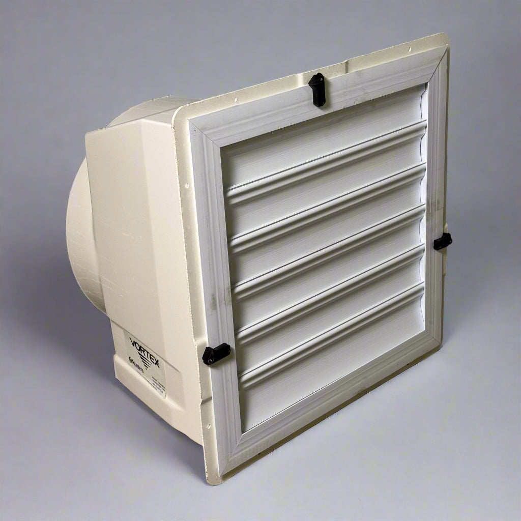VORTEX Bathroom Vent Fan Fan Sz 25" x 25" x 19"L White (New Other)
