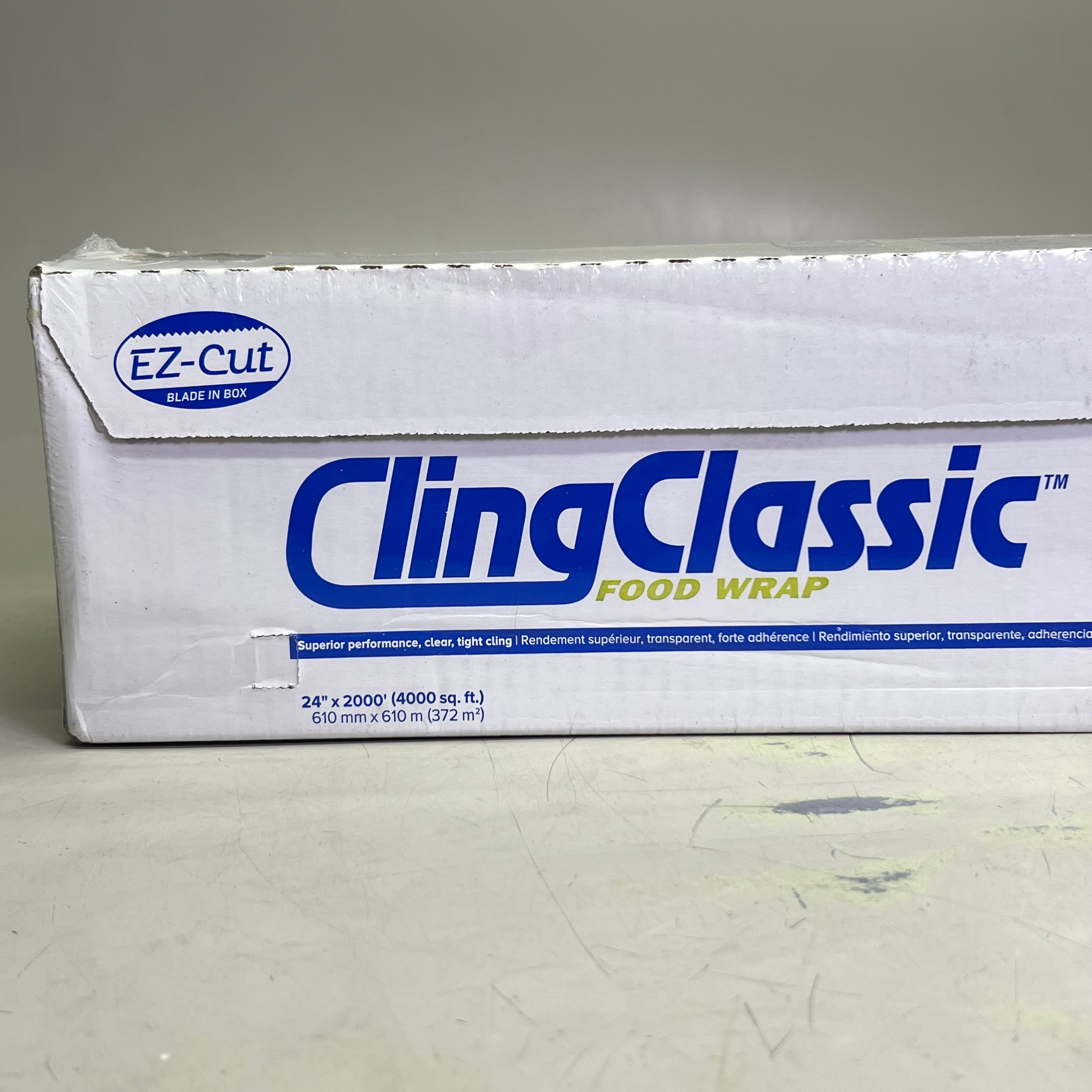 BERRY CLINGCLASSIC Food Wrap Sz 24" x 2000', Clear J1504373