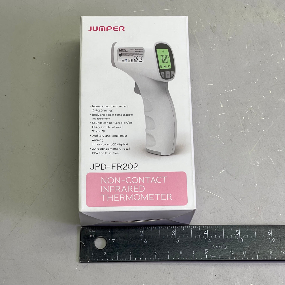 JUMPER Non-Contact Infrared Thermometer For Humans & Objects *USA SELLER* JPD-FR202