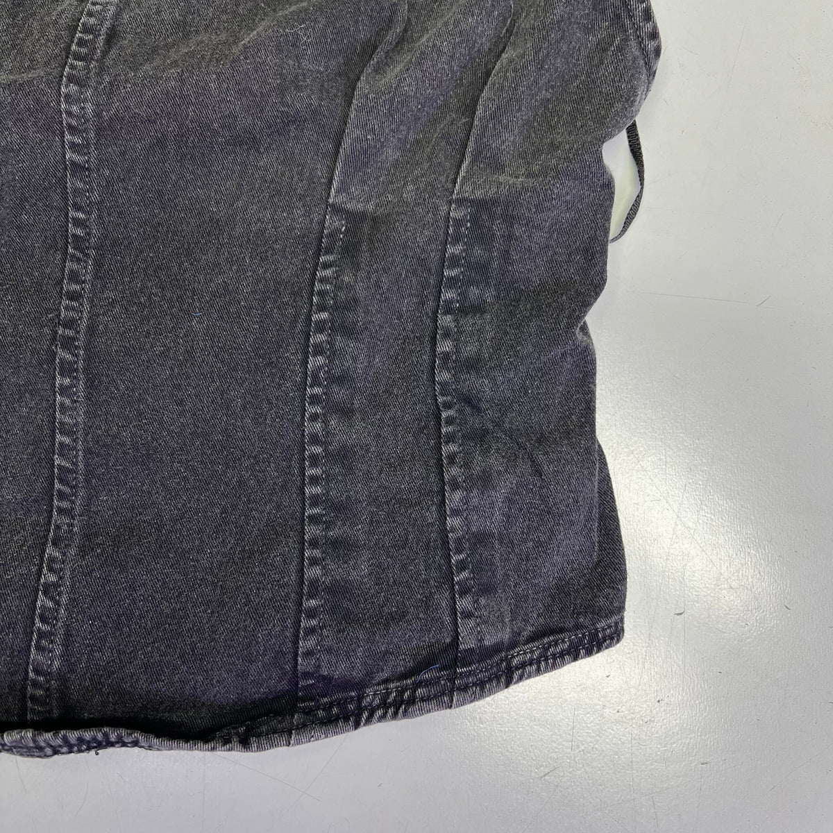 FREE PEOPLE 100% Cotton Louie Indigo Top Women's Sz XS Black 98546724