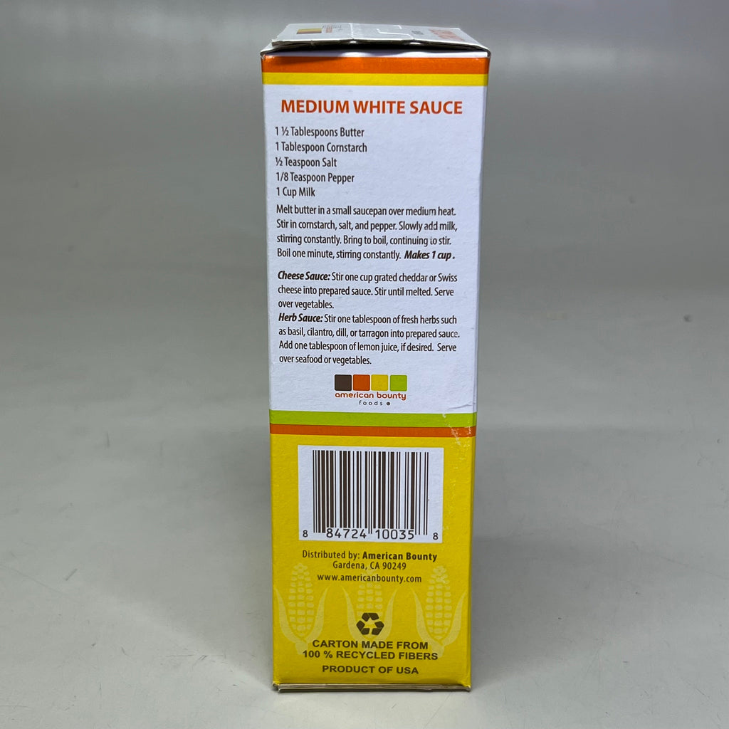 AMERICAN BOUNTY FOODS Cornstarch (24 PACK) Thickens Sauces 16 oz BB 11/27 (New)
