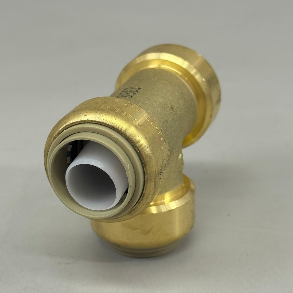 JONES STEPHENS (2 Pack) Push Global Brass Tee 3/4"x3/4" Brass C7744LF