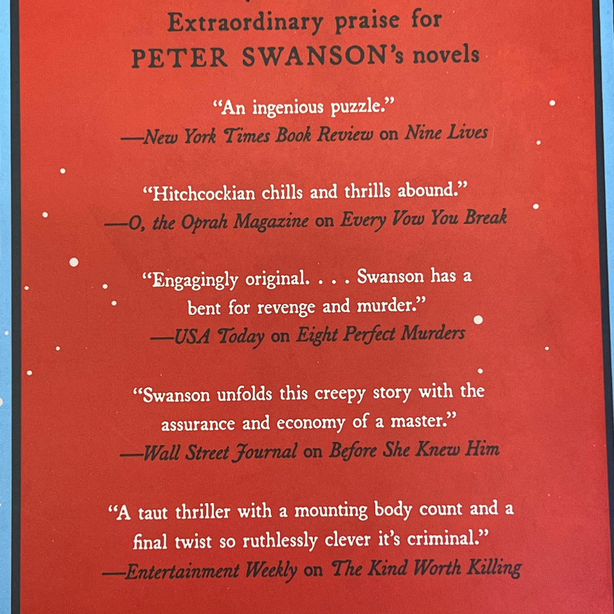THE CHRISTMAS QUEST A Novella Psychological Thriller Hardback by Peter Swanson