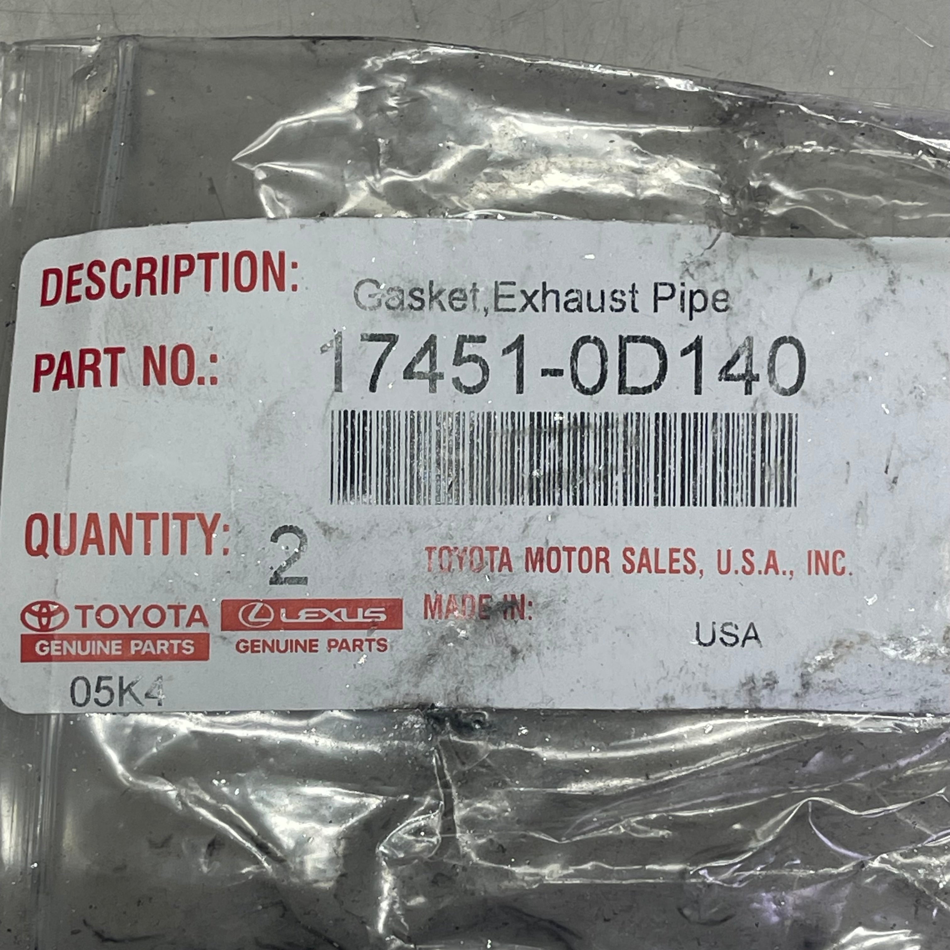 TOYOTA Gasket Kit Genuine OEM For 24TA0 04004-6510D