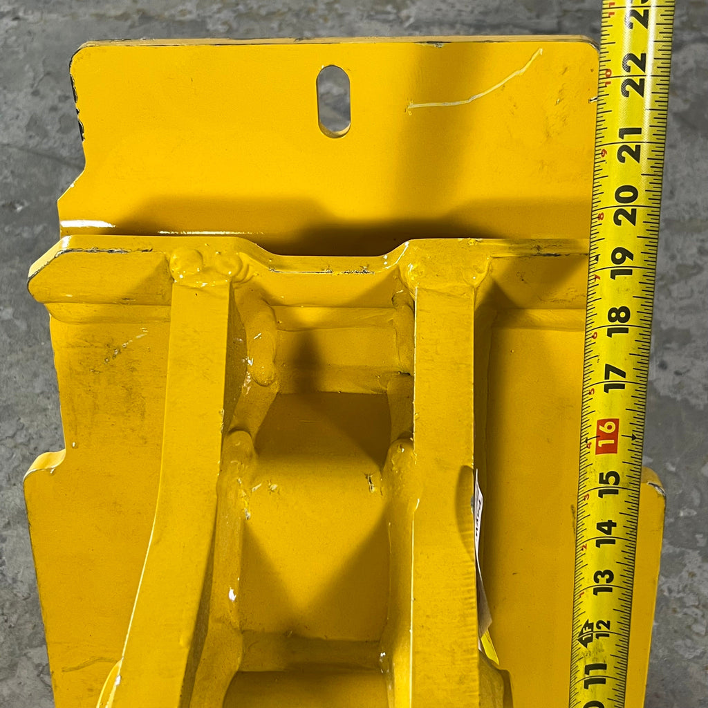 MANITOU GROUP Lifting Hook W/ Kit Sz 22.5" L x 10" W, Yellow 50381196