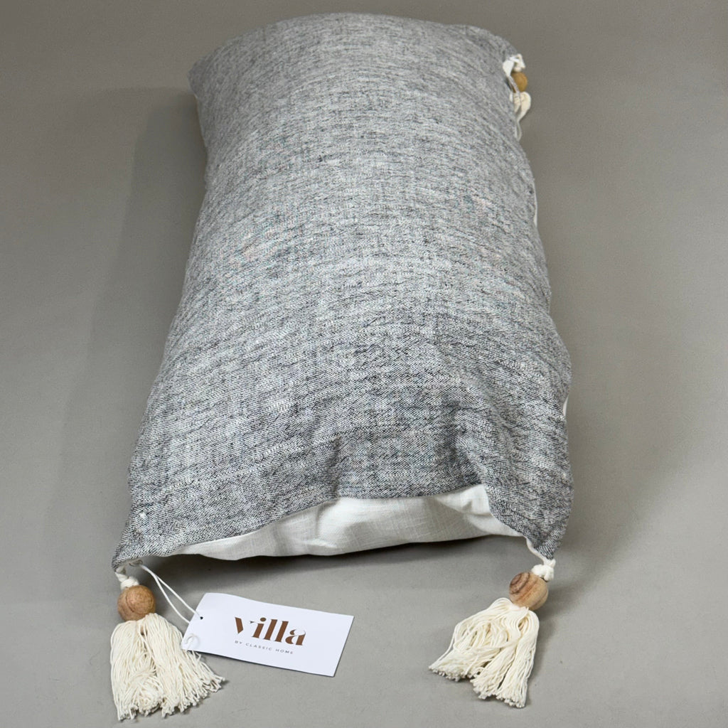 VILLA RN 16"x36" Stillness ST Lima Dark Grey Pillow