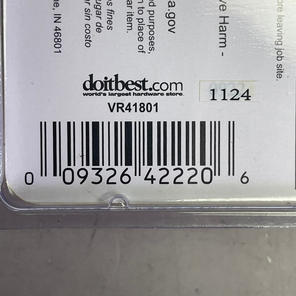 DO IT BEST (6 PACK) Quarter Turn Straight Valve 1/2"COP x 3/8"OD DIB62PCLF 456483