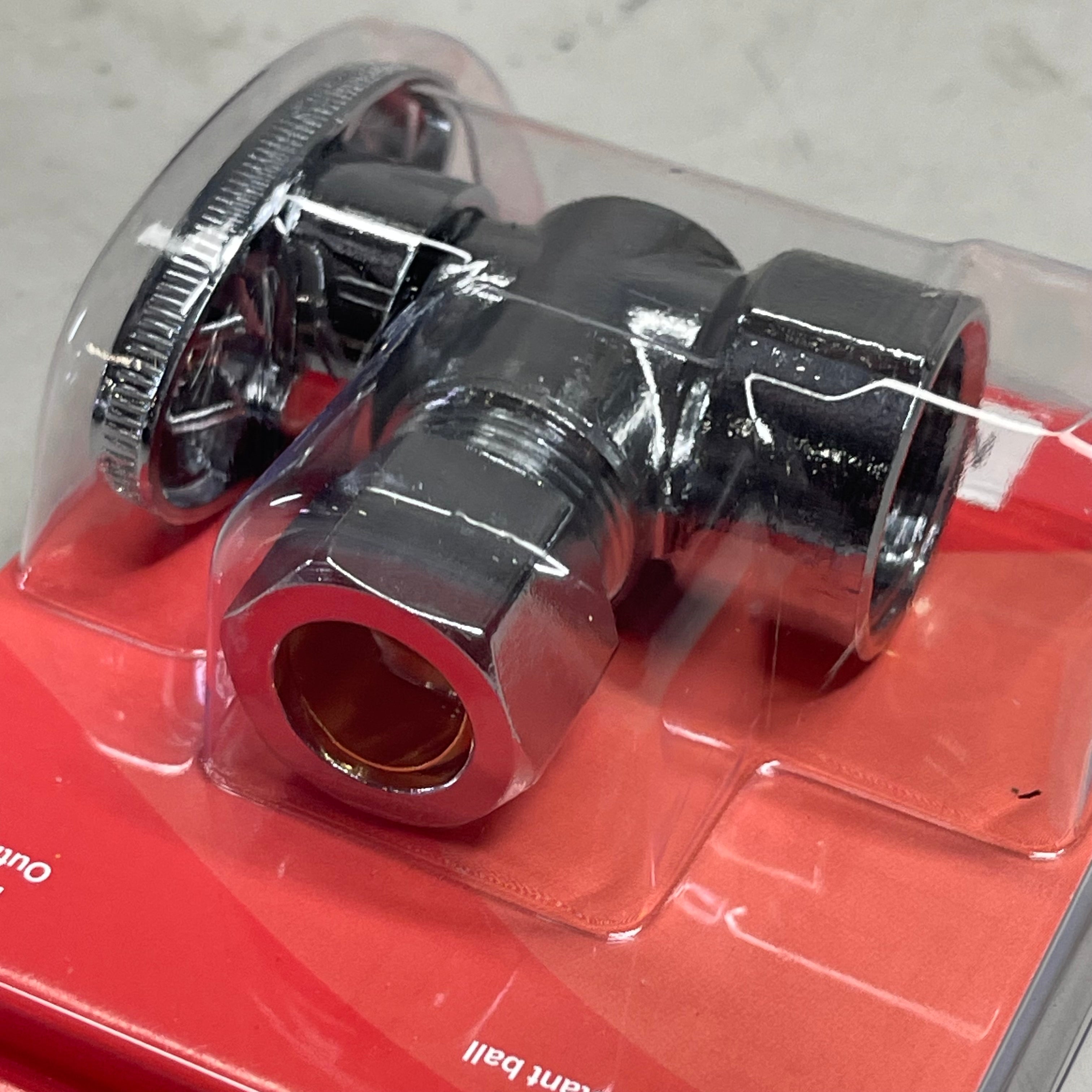 DO IT BEST (6 PACK) Quarter Turn Angle Valve 1/2" FIP x 1/2" OD 456394 DIB51-1PCLF