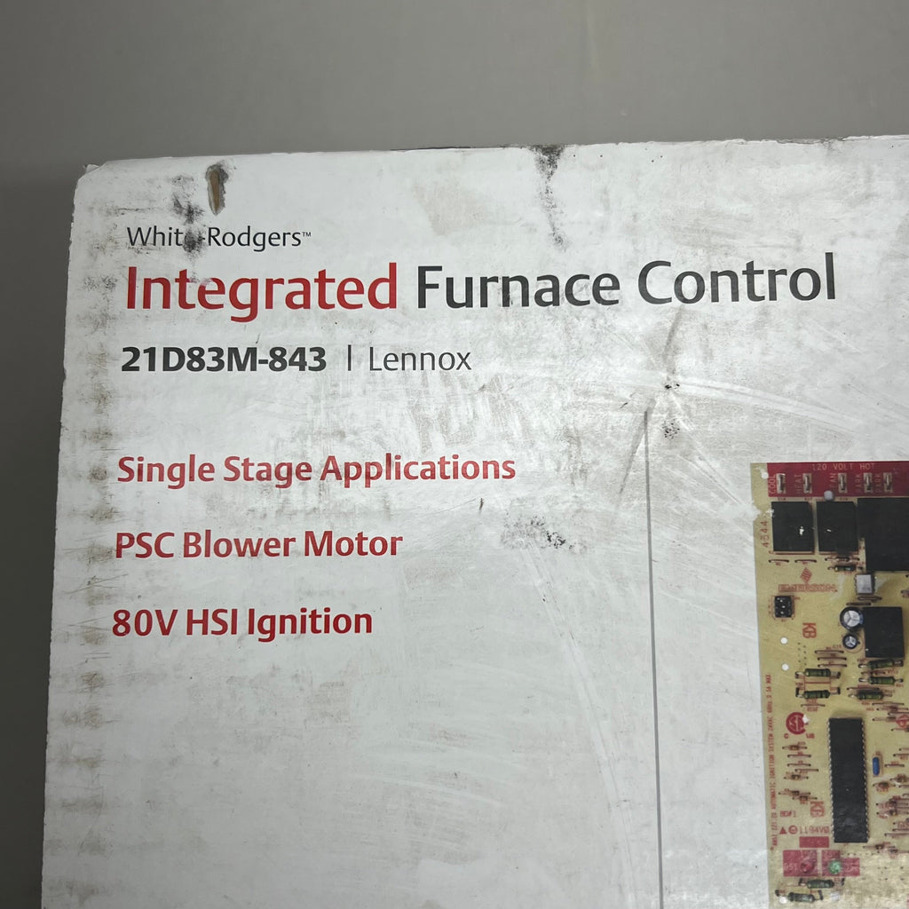 WHITE ROGERS EMERSON Integrated Furnace Control Tan 21D83M-843