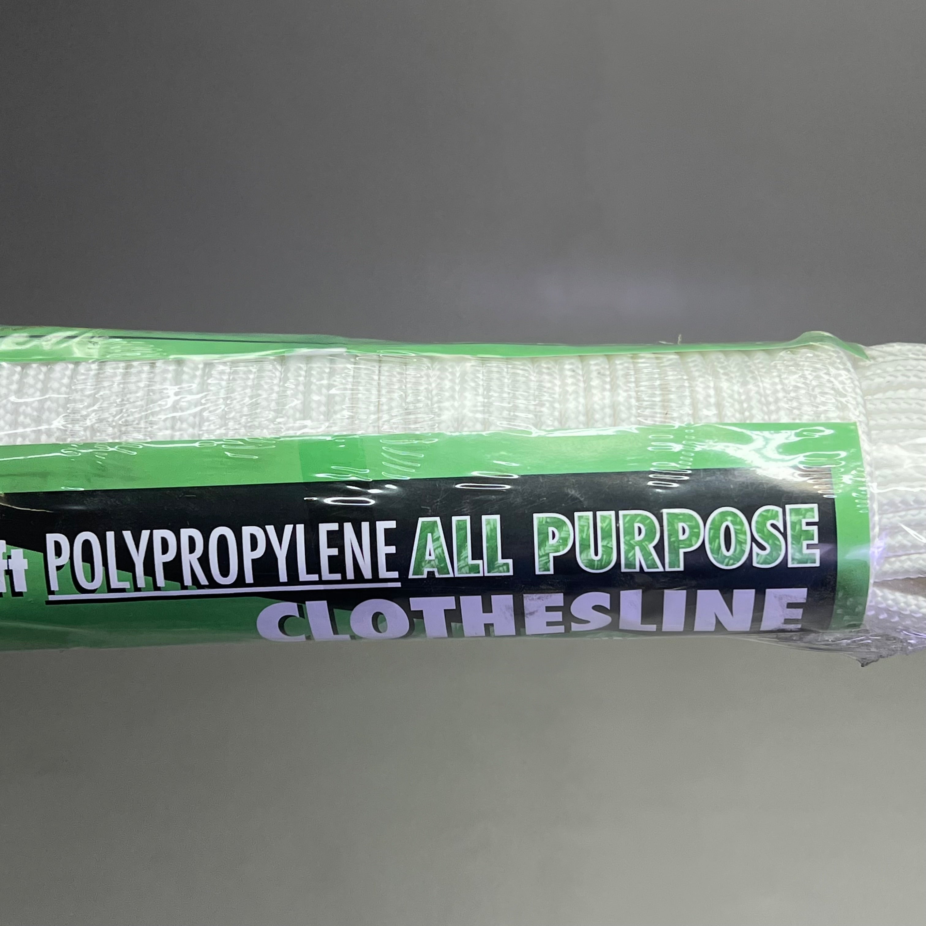 ROPE KING (2 PACK) Poly All-Purpose Clothesline 3/16" x 100' White POCL-100